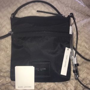 Chic Black Marc Jacobs Canvas Crossbody Bag